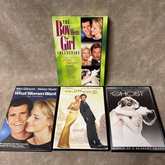 Romance 3-Pack DVD, 2007, 3-Disc Set Boy Meets Girl Collection Ghost Women Want - Picture 2 of 3